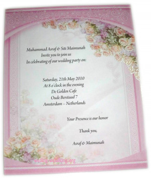 wedding invitations wording samples