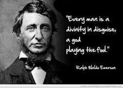 Ralph Waldo Emerson on divinity. I love this quote.