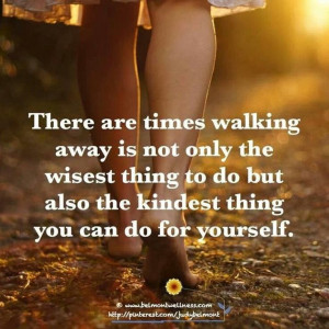 Walking away is one of the best refusal skills! Just say no, walk away ...