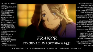 France in love with Jeanne by Sagealina
