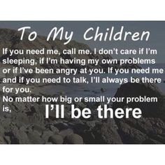 ... leaving you to become grown-ups, I think this quote is almost perfect