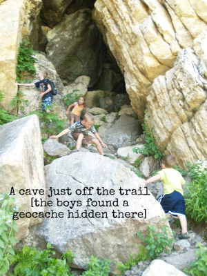 ... hike around the lake at Tony Grove and playing on the SUP board