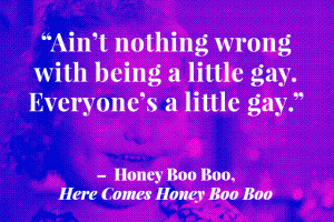 ... TV stars who actually had something quote-worthy to say (in a good way