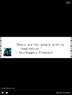 Skulduggery Pleasant quote