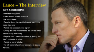 Lance Armstrong admits doping offences to Oprah