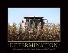 Farming Motivational Poster Art Print Poster Farmall IH Tractor 11x14 ...