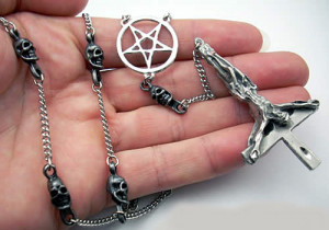 This is a Satanic Rosary - these are a hot seller on the site! Many ...