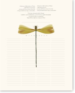 Dragonfly Wings Butterfly Wedding Certificates