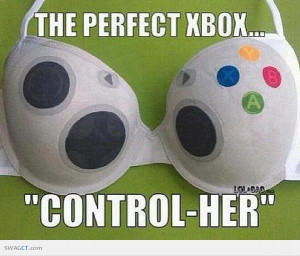 XBox Controller Bra. Perfect for guys