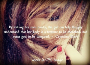 Crystalina Evert #quote #purity #women
