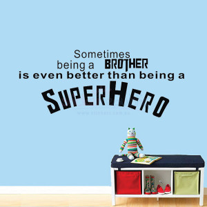 Superhero Brother Wall Decal|Superhero Wall Sticker