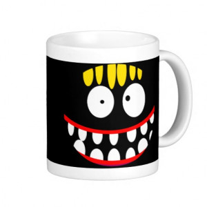 Crazy Funny Monster Coffee Mug