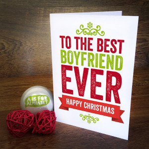 Best Boyfriend Ever Christmas Card