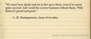 lucy maud montgomery quote