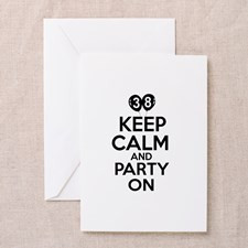 Funny 38 year old gift ideas Greeting Card for
