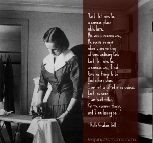 ... With The Common Things, Ruth Bell Graham’s Collected Poems, by