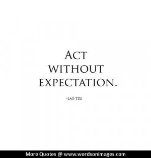Quotes about expectations