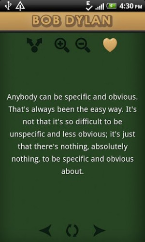 bob dylan quotes says app is a complete collection of all quotes and ...