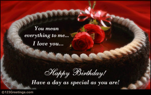 beautiful birthday wish for your sweetheart.