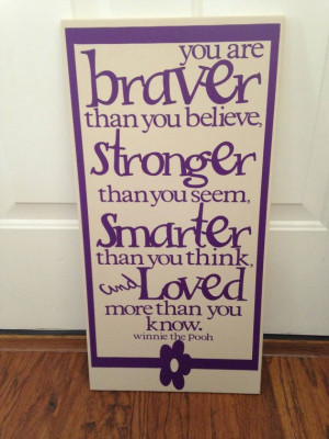 Winnie the Pooh Wall Quote by SmoreSigns on Etsy, $40.00