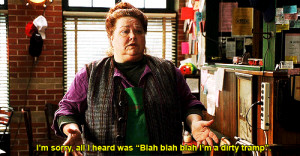 Two And A Half Men Berta animation gif