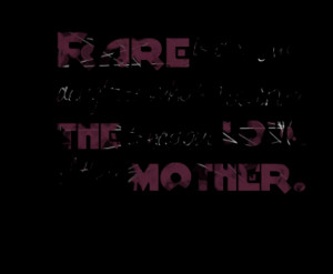 ... the son or daughter who can outrun the tenacious love of their mother