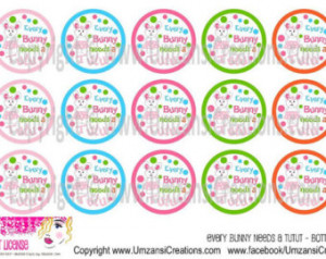 15 Every Bunny needs a Tutu Digital Download for 1