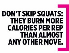 Don't skip squats: they burn more calories per rep than almost any ...