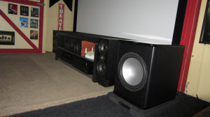 BASEMENT HOME THEATER - EPSON 5030UB 2D/3D PROJECTOR W/ 100