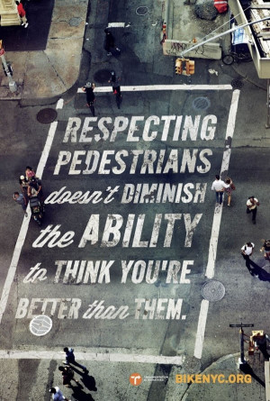 bikers respect. Mobility week NYC