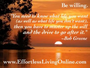 Be Willing - Effortless Living Online