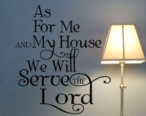 Lord Vinyl Wall Decal Bible Verse Religious Decor Letters God
