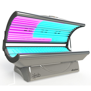 Enjoy bronze skin all year round with the Avalon 28 tanning bed by ESB