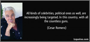 All kinds of celebrities, political ones as well, are increasingly ...