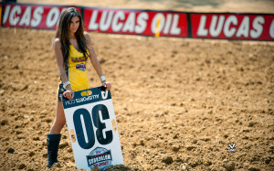 Motocross Promo Girl Desktop Wallpaper