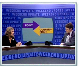SNL - Point Counter-Point with Dan Aykroyd & Jane Curtin