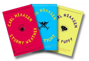 Carl Hiaasen's South Florida Three Book Set [Sick Puppy, Skin Tight ...