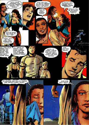 ... props to legitimize the idea that the X-Men are an oppressed minority