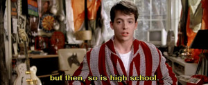 gif mine high school 80s John Hughes Ferris Bueller's Day Off Matthew ...