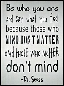 Vinyl Subway Wall Art Quote Those Who Matter Decal Kids Room Decor.