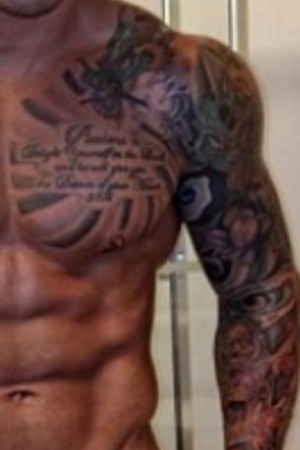 the chest tattoo is what id like to get but what to get quoted inside ...