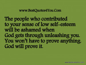 Low Self Esteem Quotes