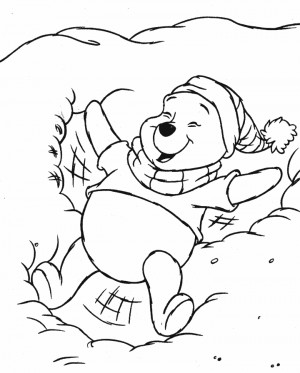 Winnie The Pooh Christmas Coloring Pages | quotes.