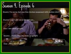Favorite Episode, Spicy Food, Dead People, Psych Quotes, Funny, Fake ...