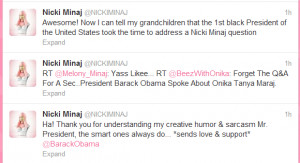 think Ms. Minaj is doing just fine though.