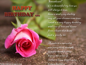 happy birthday wishes for lover girlfriend happy birthday wishes for