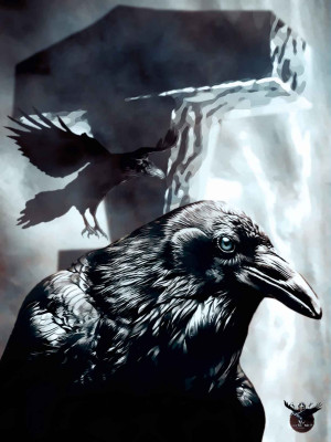Ravens with Mjolnir