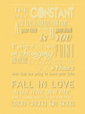 Tyler Oakley Quotes Typography Quote Meme Toakley Look Made