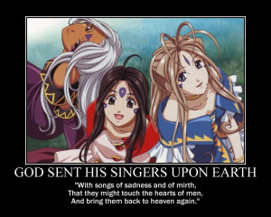 anime oh my goddess character urd skuld belldandy quote henry