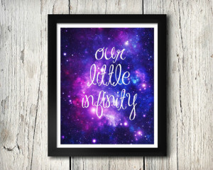 book quote print poster the fault in our stars